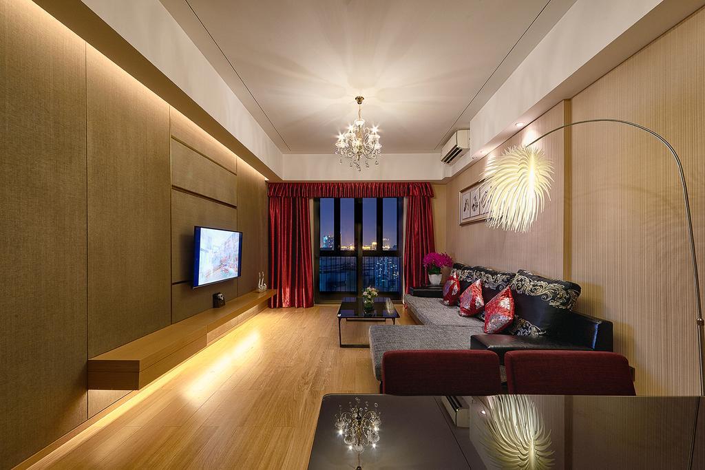 Heefun Apartment Guangzhou - Fuli Brand New World Plaza Bagian luar foto