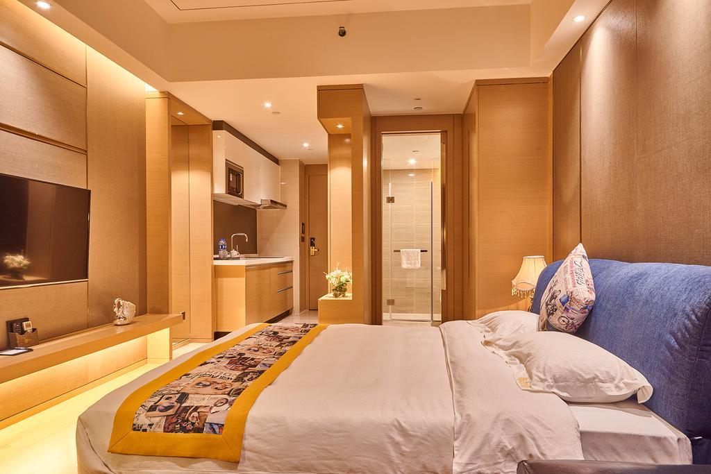 Heefun Apartment Guangzhou - Fuli Brand New World Plaza Bagian luar foto